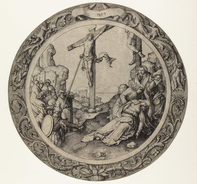 A Crucificação The Round Passion (título da série) de Lucas van Leyden