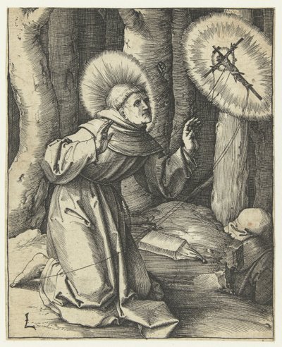 A estigmatização de São Francisco de Lucas van Leyden