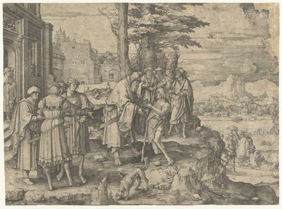 O regresso do filho pródigo de Lucas van Leyden