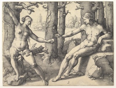 Queda do Homem, 1530. de Lucas van Leyden