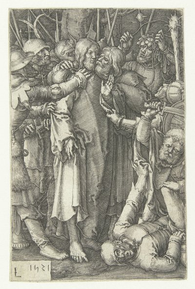Captura de Cristo
A Pequena Paixão (título da série) de Lucas van Leyden