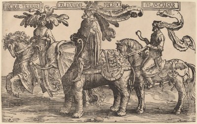 Heitor de Tróia, Alexandre da Macedônia, Júlio César de Lucas van Leyden