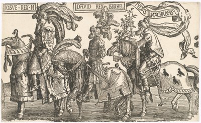 Josué, David, Judas Macabeus de Lucas van Leyden