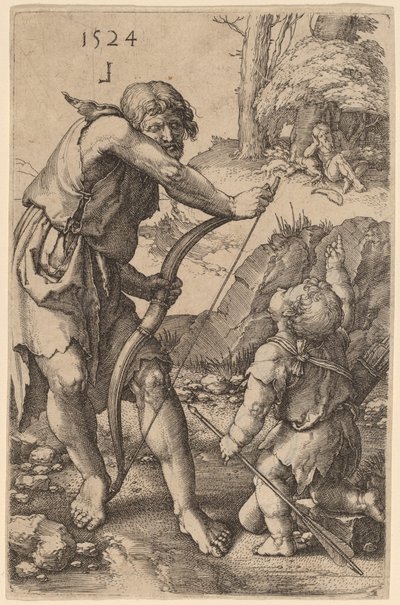 Lameque e Caim de Lucas van Leyden