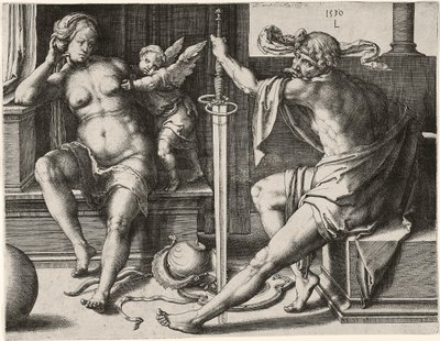 Marte, Vénus e Cupido de Lucas van Leyden