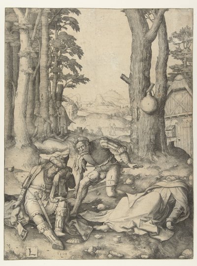 Maomé e o monge Sergius de Lucas van Leyden