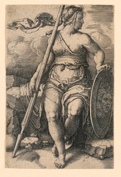 Palas Atena (Minerva) de Lucas van Leyden