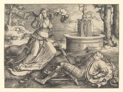 Pyramus e Thisbe, 1514. de Lucas van Leyden