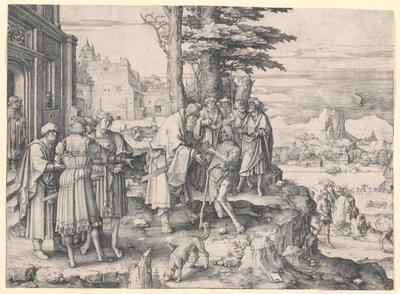 O Retorno do Filho Pródigo de Lucas van Leyden