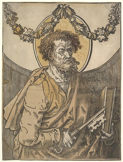 São Pedro, 1515. de Lucas van Leyden