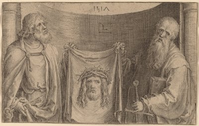 Santos Pedro e Paulo com o Vernicle de Lucas van Leyden