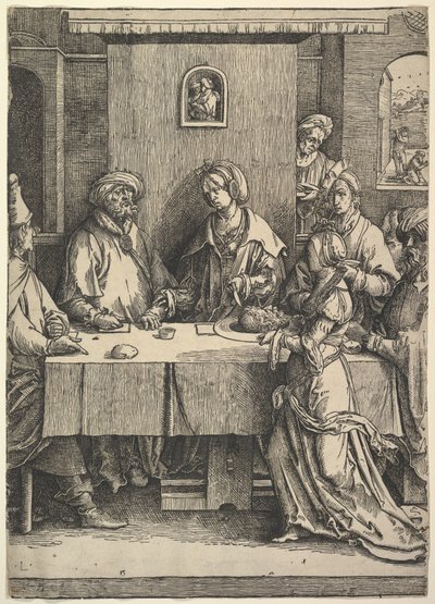 Salomé com a cabeça de João Batista, 1514. de Lucas van Leyden