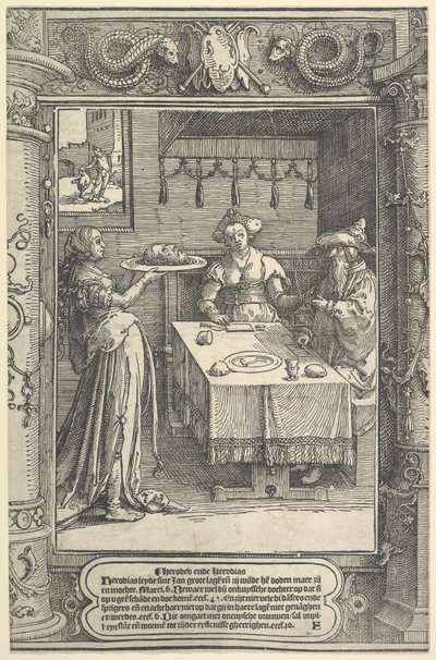 Salomé com a cabeça de João Batista, ca. 1517 de Lucas van Leyden