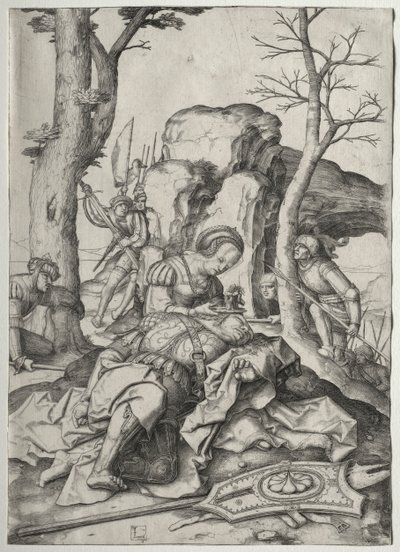Sansão e Dalila de Lucas van Leyden