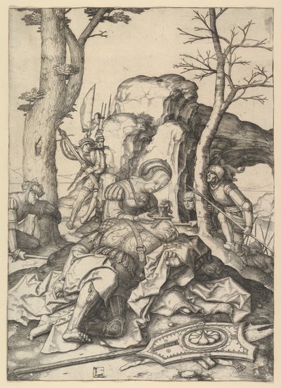 Sansão e Dalila, ca. 1507 de Lucas van Leyden