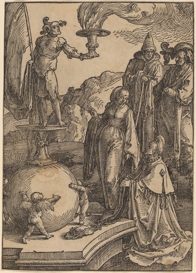 A idolatria de Salomão de Lucas van Leyden