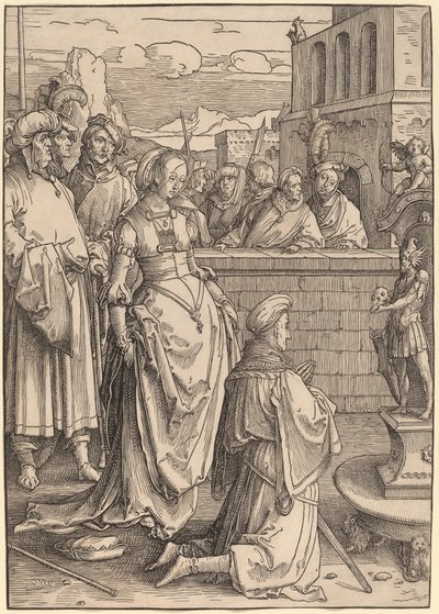 A idolatria de Salomão de Lucas van Leyden