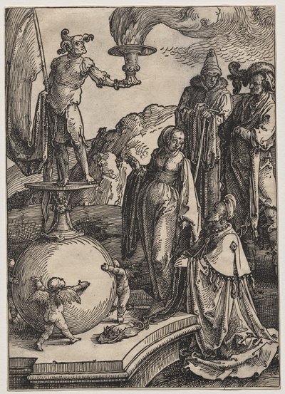 A idolatria de Salomão de Lucas van Leyden