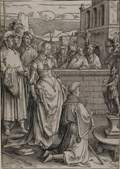 A idolatria de Salomão de Lucas van Leyden