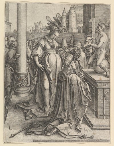A idolatria de Salomão, 1514. de Lucas van Leyden