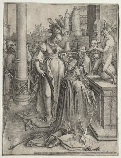 A idolatria de Salomão de Lucas van Leyden