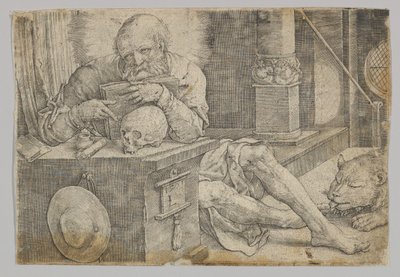São Jerónimo no seu estúdio de Lucas van Leyden