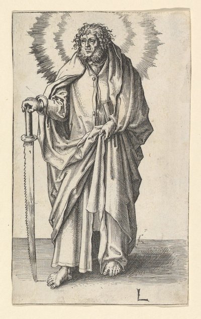 St. Simon, ca. 1510 de Lucas van Leyden
