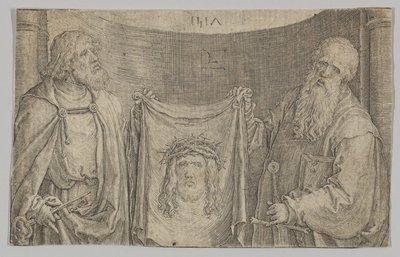 Sts. Peter e Paul With the Vernicle, 1517. de Lucas van Leyden