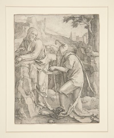 Tentação de Cristo de Lucas van Leyden