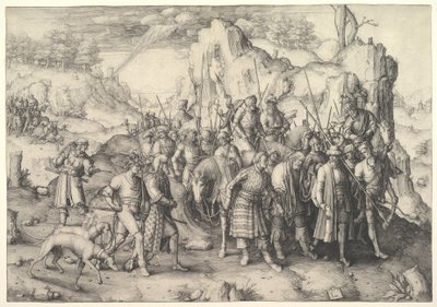 A Conversão de São Paulo, 1509. de Lucas van Leyden