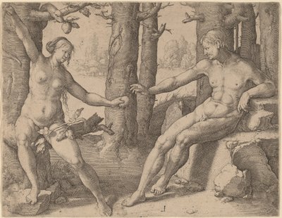 A queda do homem de Lucas van Leyden