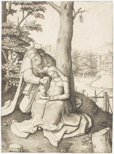 A Sagrada Família de Lucas van Leyden