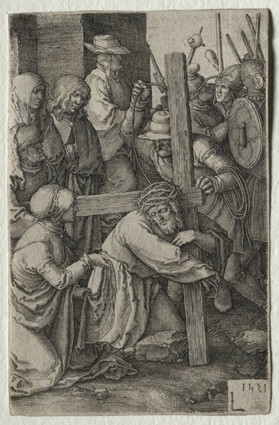 A Paixão: Cristo Carregando a Cruz de Lucas van Leyden