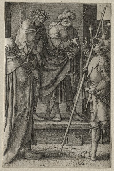 A Paixão: Cristo Apresentado ao Povo de Lucas van Leyden