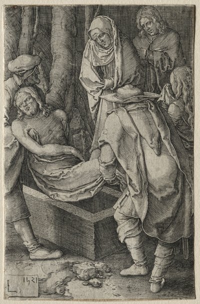 A Paixão: O Sepultamento de Cristo de Lucas van Leyden
