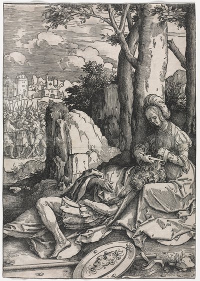 O poder das mulheres: Sansão e Dalila, c. 1512 de Lucas van Leyden
