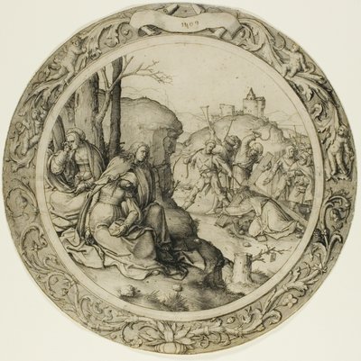 A Paixão Redonda: Cristo Carregando a Cruz de Lucas van Leyden