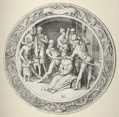 A Paixão Redonda: Ecce Homo, 1509. de Lucas van Leyden