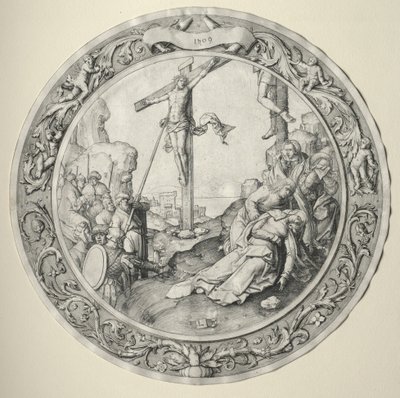 A Paixão Redonda: A Crucificação, 1509. de Lucas van Leyden