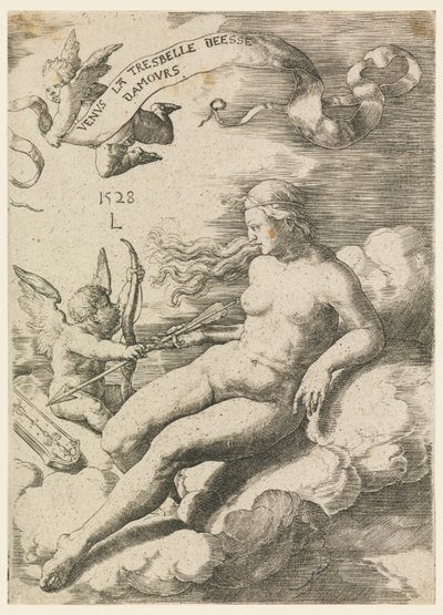 Vênus e Cupido de Lucas van Leyden