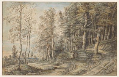 Paisagem florestal de Lucas van Uden