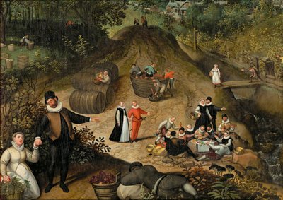 Paisagem de outono de Lucas van Valckenborch