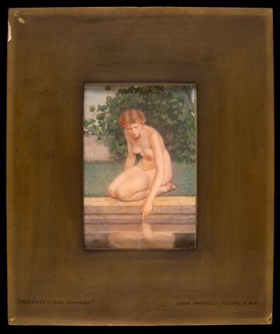 Por uma Fonte Clara, 1907. de Lucia Fairchild Fuller