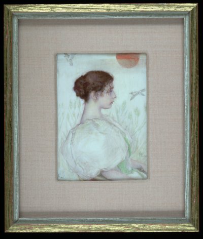 Cabeça de uma jovem, ca. 1900. de Lucia Fairchild Fuller