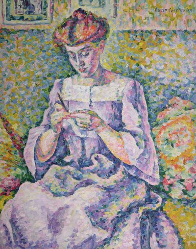 Mulher Crochê, 1908 de Lucie Cousturier
