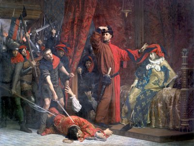 "O reitor dos comerciantes ... e o seu herdeiro Aparente Carlos", 1879 de Lucien Etienne Melingue