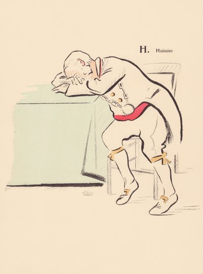 H. Oficial de diligências de Lucien L. (active 1904) Henreaux