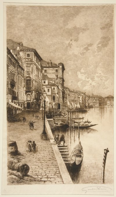 Quai, Veneza de Lucien Marcelin Gautier