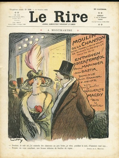 Capa de Le Rire de Lucien Metivet
