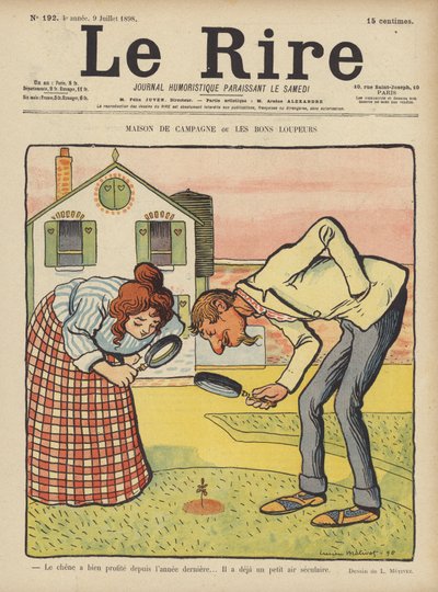 Ilustração para o riso de Lucien Metivet